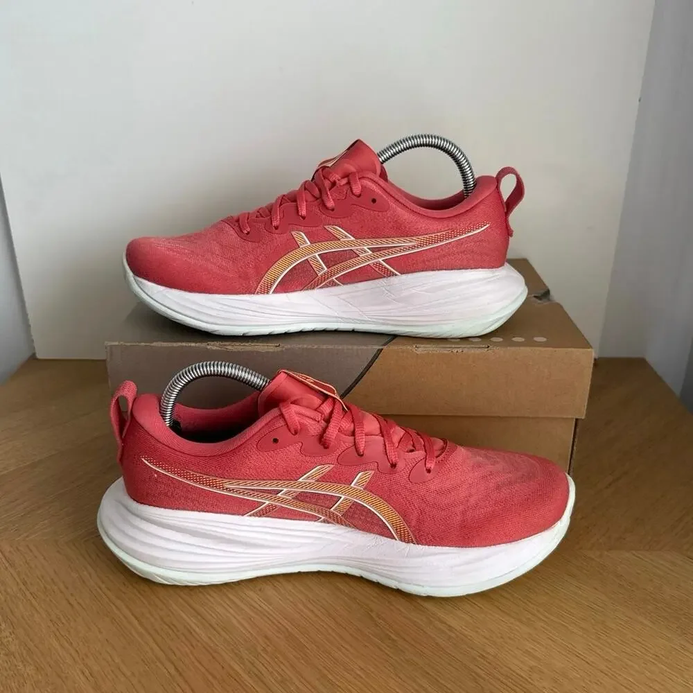 ASICS Gel- Cumlus 27 Dark Pink /Clay Orange Women Running Sneakers- SZ 9.5